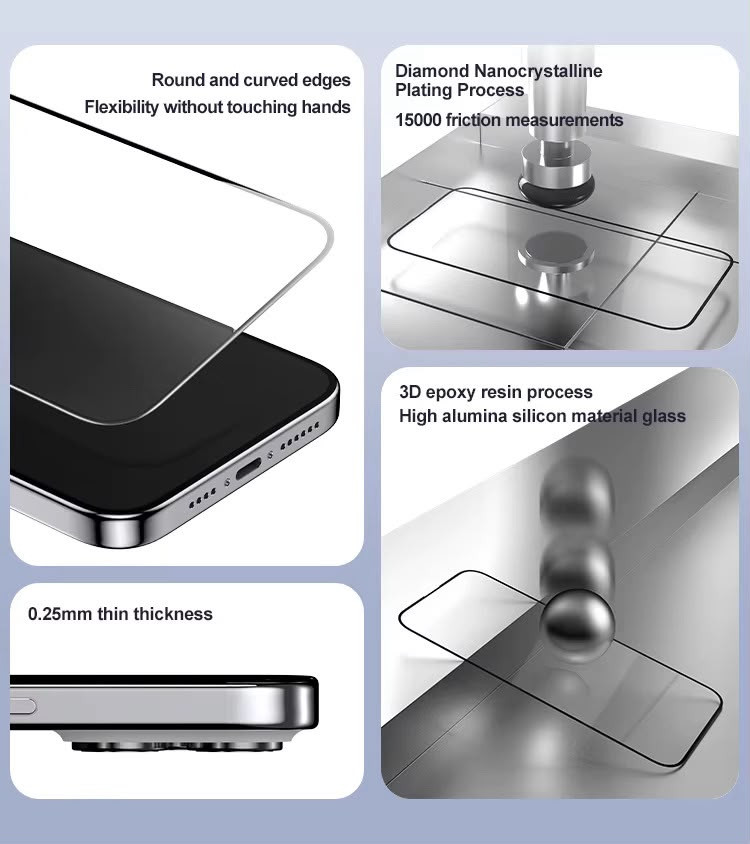 iPhone 18Pro 5D Screen Protector thumbnail 5